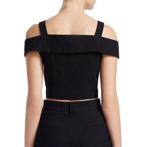 A.L.C. Blake Cold Shoulder Crop Top in 2020 - Picture 2 of 9